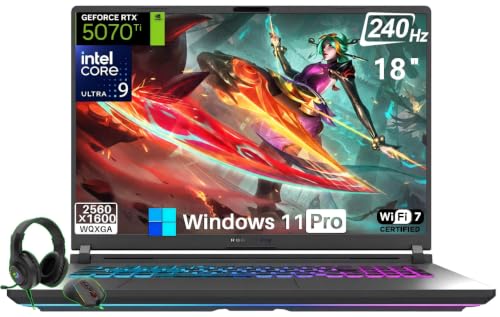 Image of ASUS ROG Strix G18 18 inch Gaming Laptop, RTX 5070 Ti 12GB, 32GB DDR5, 2TB SSD