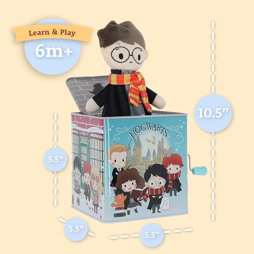Image of Kids Preferred Harry Potter Jack-in-The-Box - Musical Toy for Babies Multi,6.5 inch