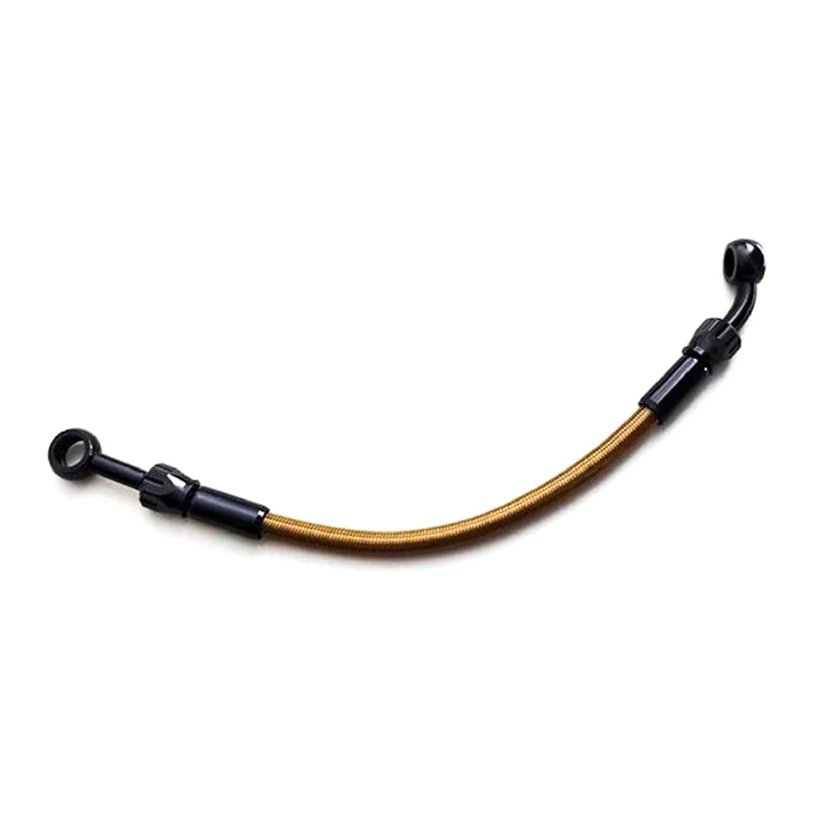 Motorcycle Brake Hose AN3 M10 Motorcycle ATV Dirt Pit Racing Bike Hydraulic Clutch Tube Master Cylinder Brake Hose Oil Pipe 0°-45° Accessories(2800mm)