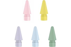 5PCS Replacement Tips for iPad Pencil in Vibrant Colors