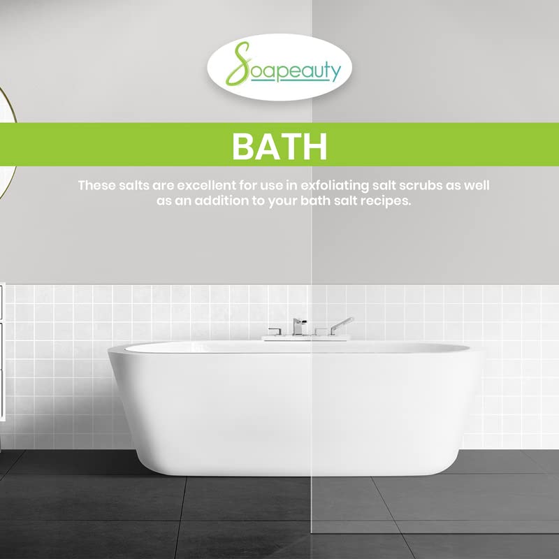 Miniatura 4 de Sal europea de SPA de grano fino 100% natural sin perfume puro producto unisex utilizado en productos cosméticos, exfoliante de sal marina, baño de