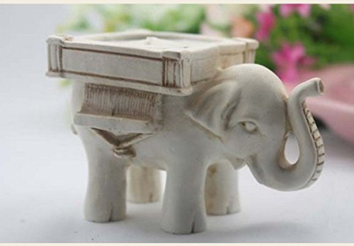 Medigy JH-J01 Scented Candle Holder Candleholders For Votive Birthday Candles Tea Light Holders Set 2 Pack Elephant Design thumb #2