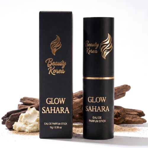 Beauty Korea Glow sahara Eau de Parfum Stick – Unisex Solid Perfume, Long-Lasting, Travel-Friendly, 0.3 oz