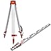 Iglobalbuy Automatic Self Leveling Green Rotary Laser Level 500m Range Kit with Surveying Tripod and Aluminum Grade Rod 16.4 Feet, Leveling Rotating Transit Laser Level Green Beam for Construction