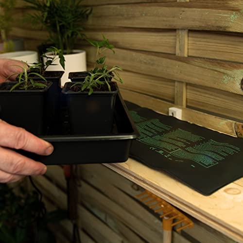 Plantenverwarmingsmat voor kleine kas - 20 W - 22x53 cm - Zwart - Image 7