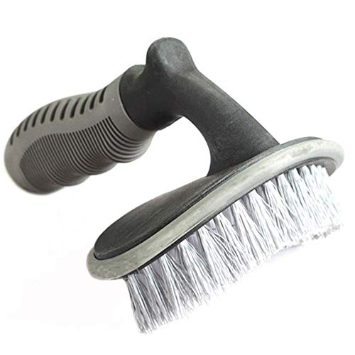 LXQ Leiwoor Car U-Shaped Tire Brush Cepillo de Rueda Rueda Brush Neumático de neumático Limpieza de Coche Rueda de Limpieza Cepillo Especial de Anillo de Lana Suave Herramienta de Lavado de Autos