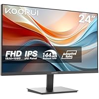 KOORUI Monitor Pantalla Ordenador Full HD de 24 Pulgadas, 144Hz,