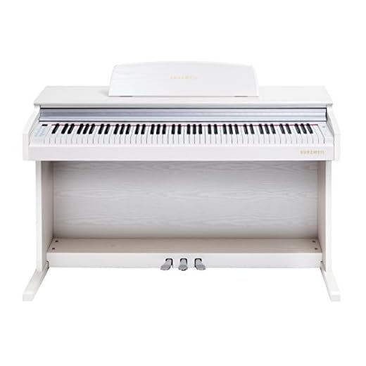 Kurzweil M210 88-Note - Consolle digitale con arrangiamento, colore: Bianco