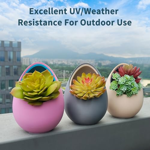Image of iSANMATE ASA 3D Printer Filament Bundle 4KG (8.8lbs), UV & Weather Resistant 3D Printer Filament Perfect for Outdoor Functional Parts, Orange+Pink+Silver+Skin