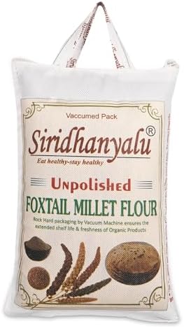 Foxtail Millet Flour (Unpolished & Organic) | Gluten Free Kangni/Thinai/Foxtail Millet Atta ( Powder ) For Healthy Life Style | Foxtail Millet Flour For Weight Management Online New Tech Rock-Hard Vacuumed Pack