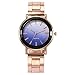 Produktbild Skryo Vansvar Frauen Rose Gold Stahl Bunte Dial Quarz Uhr Analoge Armbanduhr (AD)