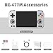 RG477M Retro Handheld Game Console , Aluminum Alloy CNC Dimensity 8300 Android14 System 4.7-inch Touch Handheld Game Console WiFi/Bluetooth Hall Joystick RGB Light 5300mah