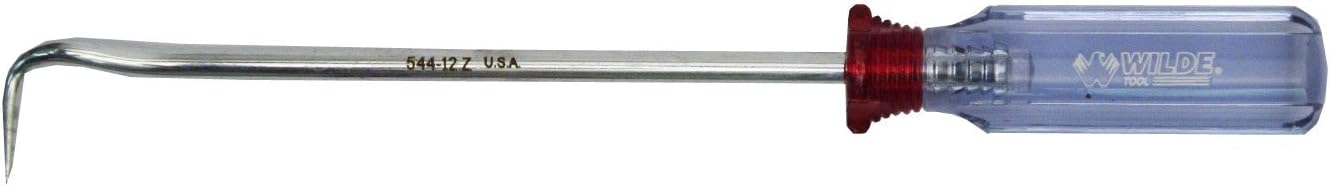 Wilde Tool544-12.Z/HT 12" Cotter Key Extractor-Pigtail Hook-Zinc, Inch
