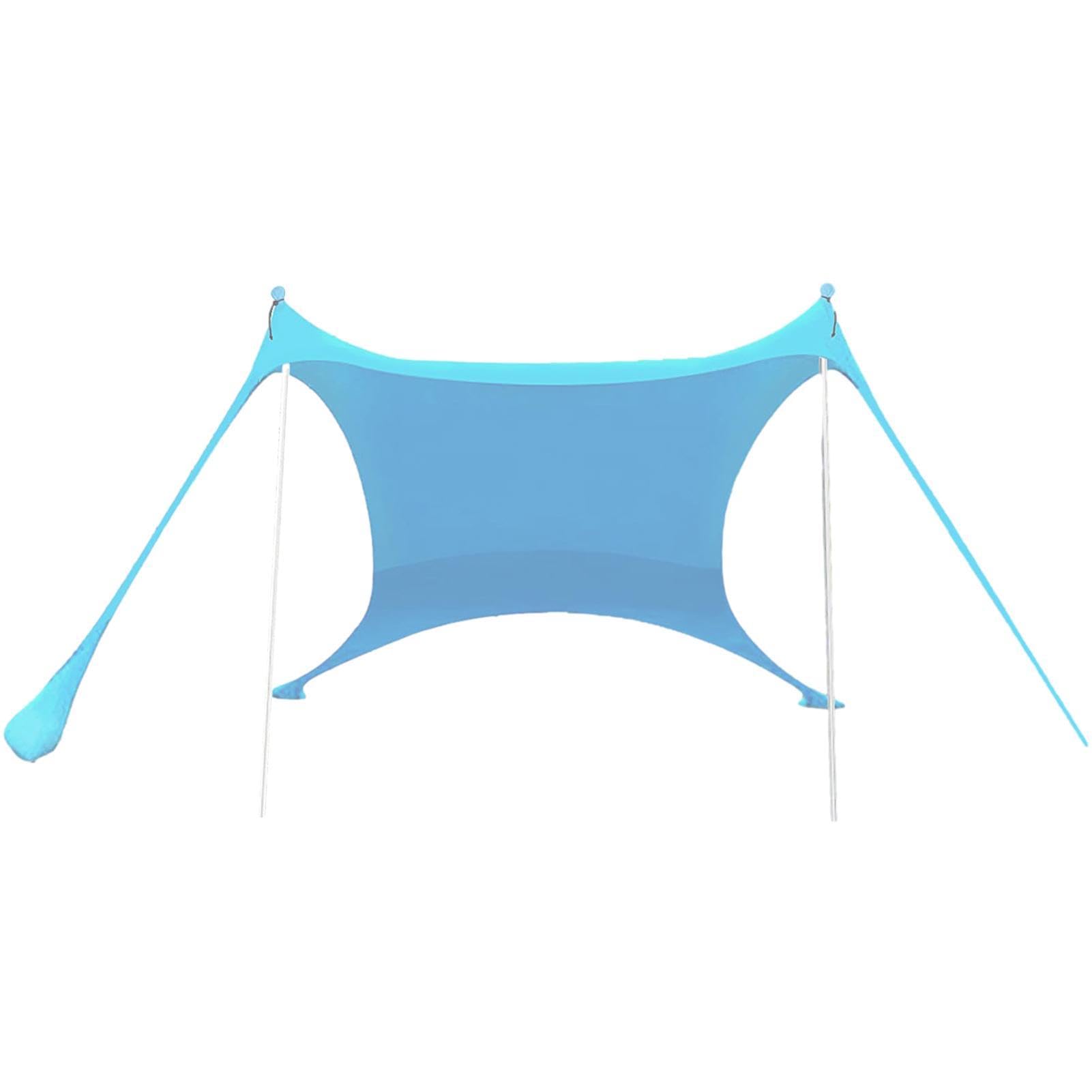 Tienda de campaña de Playa, toldo portátil para Exteriores, protección UV | refugio de playa ligero para la familia, tienda de campaña de fácil instalación, campamento en la playa, sombrilla para patio
