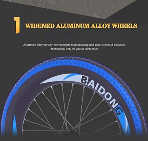 Bicicleta de montaña de 22 pulgadas portátil ideal para el trayecto diario del estudiante 2