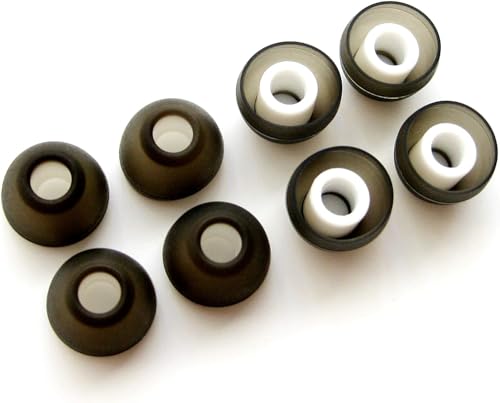 8pcs Eartips Compatible with LG Tone Free HBS-FN7 HBS-FN6 HBS-FN4 True Wireless Earphones - Medium Ergonomical Comfort Replacement Set Earbuds