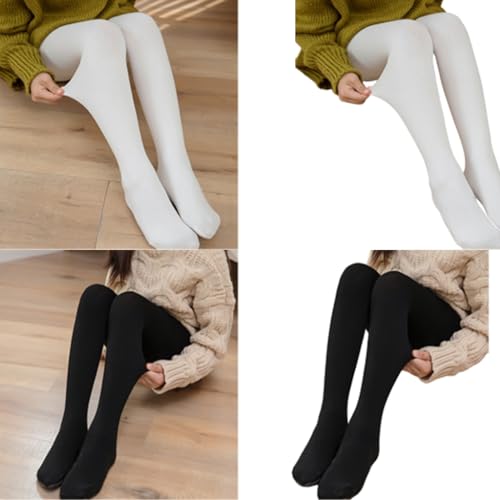 Invisible Children's Leggings Warm & Comfortable Kids Tights Solid Color Long Stockings for Autumn Cold Weather2