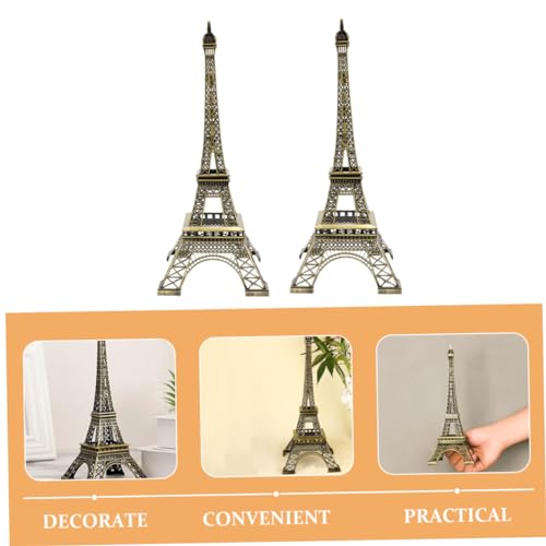 Eiffel Tower Statue Décorative Architecturale Cabilock objet souvenir pour table de salon - 4