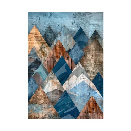Tableau decoration murale haute définition montagne élégante 50x70cm