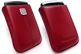 Strapazierfähigem Leder Original Blackberry Merlot Reinem Leder Tasche Fall / Beutel In Großpackungen Geeignet Für Blackberry 9800 Torch
