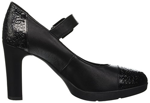Geox D Annya High B, Scarpe con Tacco Donna, Nero
