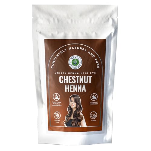 Henna Cosmetics Cypri Natural Henna Hair Color Dye, 100% Pure Henna Powder for Hair Growth Organic (Chestnut, 100 Gr + Free 50 Gr.)