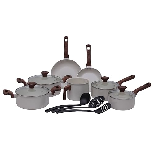 Mimo Style, Conjunto de Panelas 10 Peças Pratic Cook Marmol