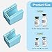 2 Pack Peptide Vial Label Applicators for 2ml/3ml & 5ml/10ml Vials, Time-Saving Handheld Sticker Alignment Tool for Lab & Home Organization (NO Vials & Sticker Included)