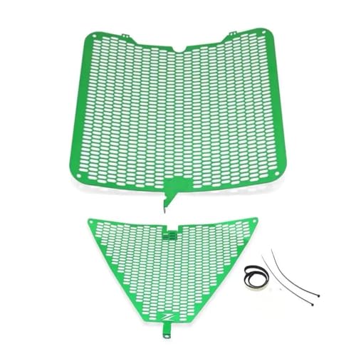 Kühlerschutzgitter Kühler- und Ölkühlerschutz, Kühlerschutz, Motorrad-Kühlerschutz, passend für Kawasaki Ninja ZX-6R 2024 Ölkühlerschutz Oil Cooler Guard(Green)
