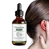 Gotas de para los oídos: tratamiento orgánico para los oídos, mezcla humectante ligera, fórmula no irritante en frasco cuentagotas fácil | Acondicionamiento profundo del oído para la eliminació