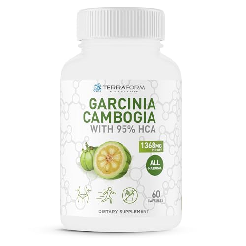 100% Pure Garcinia Cambogia Extract – 95% Natural HCA 1368mg per Serving – Fast Weight Loss Support, All-Natural Appetite Suppressant – for Men & Women - 30 Servings