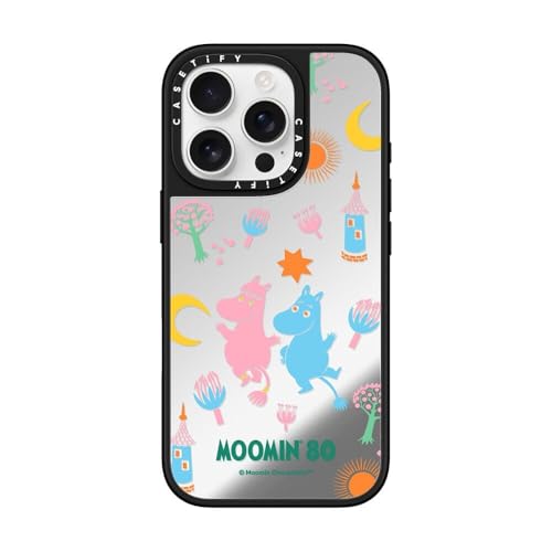 CASETiFY MagSafe Ή~[ iPhone 16 ProP[X [ː / 1.5m̗NA / Moomin Co-Lab] - Vo[ (ubNop[) - Moomin & Snorkmaiden Case