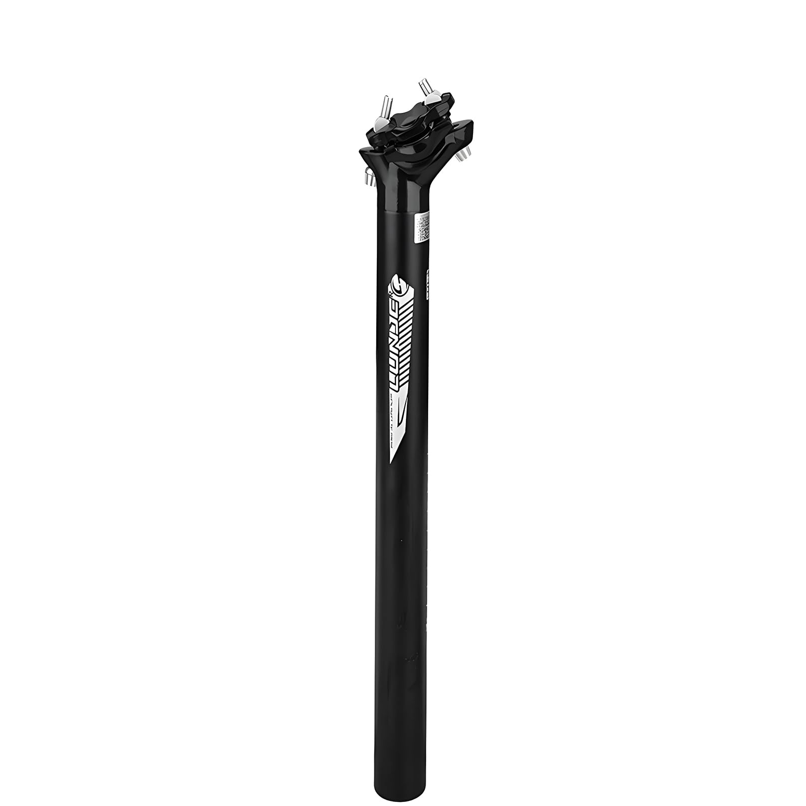 Bike Seatpost 27.2/30.9/31.6mm Bicycle Seat Post, 350mm/400mm Length Aluminum Alloy Bicycle Seat Tube, Suspension Seats Post for Mountain Bikes and Road Bikes, MBX (Black, 30.9*400mm)