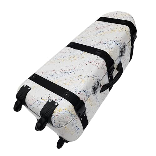 Image of MIRAJ Musical Tabla Fiberglass Case 3 Set (White Splash)