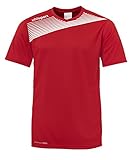  uhlsport Ligue 2.0 Maillot Manches Courtes - Rouge/Blanc, 128