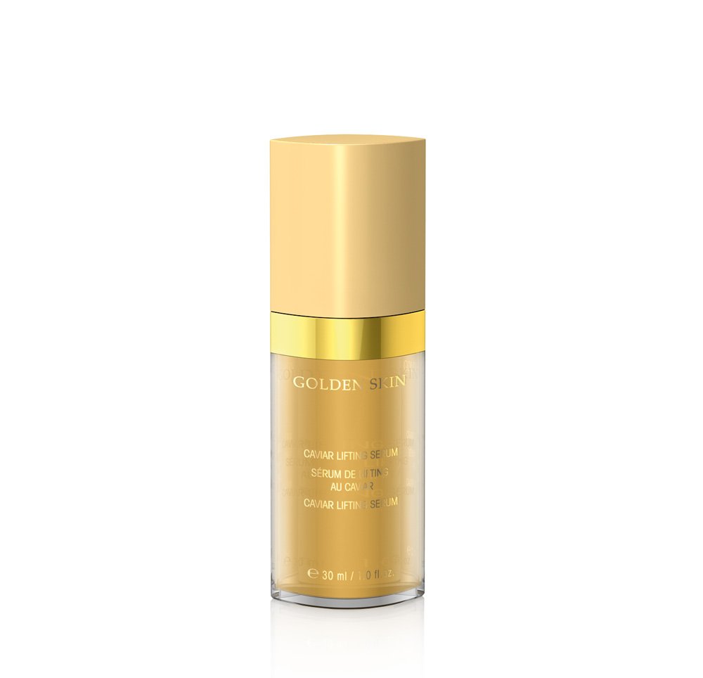 Golden Skin Lifting Serum 30ml; être belle Cosmetics; sofortiger Liftingeffekt; Feuchtigkeitsserum mit Caviar & 24k Gold
