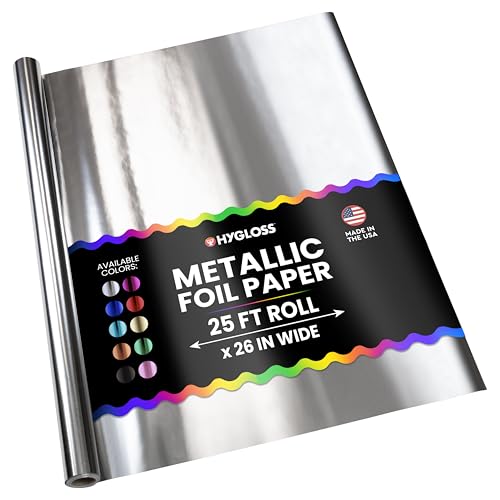 Metallic Wrapping Paper Roll - 26