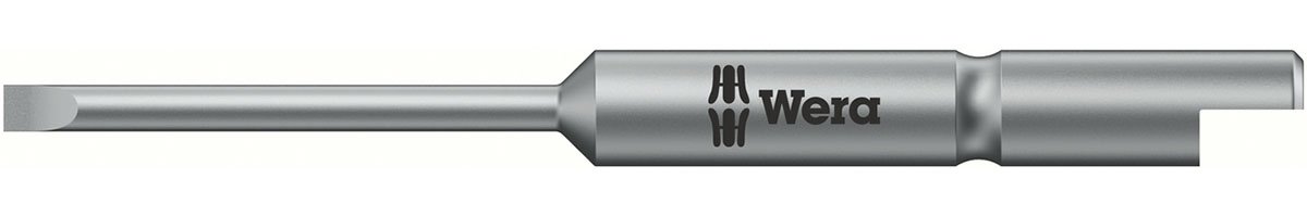 Embout 800/9 C Wera 05135266001 plat de 0,40 x 2,0 x 44 mm pour vissage
