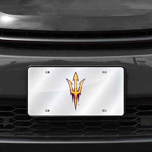 image for Rico Industries unisex Inlaid Metal License Plate NCAA Arizona State S