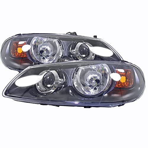 BESTPRICE 2x faros Faros delanteros Faros principales izquierda + derecha Compatible con NISSAN ALMERA 2 (N16), ALMERA 2 Hatchback (N16)