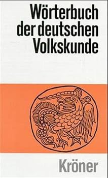 Hardcover Wörterbuch der deutschen Volkskunde. [German] Book