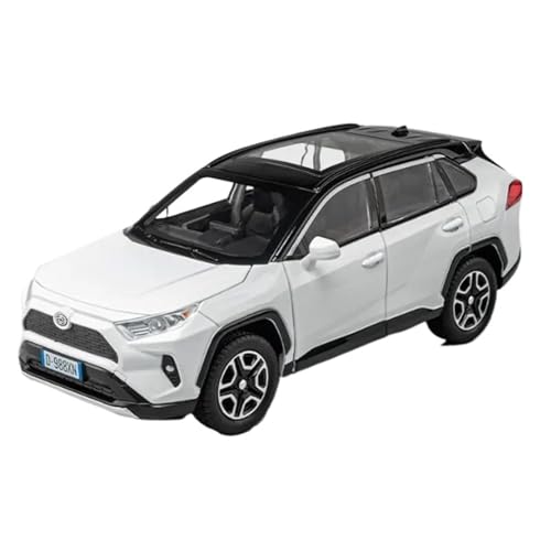 _CLXgJ[ 1:24 ɓK g^ RAV4 SUV XP[ԃf AȊJhA ^ԗf fBXvCRNV ~jJ[(White)