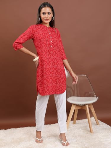 Image of Vishudh Women's Kurta | Comfortable Ethnic Wear for Daily Use | Lightweight & Breathable Indian Top
