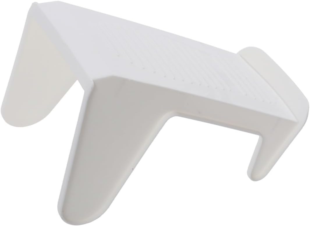 SUPVOX Double Layer Shoe Rack Holder, White Pp, Space Saving Organizer image 5