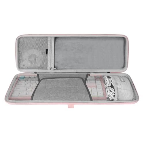 Geekria 65% Keyboard and Mouse Combo Case, Hard Shell Travel...