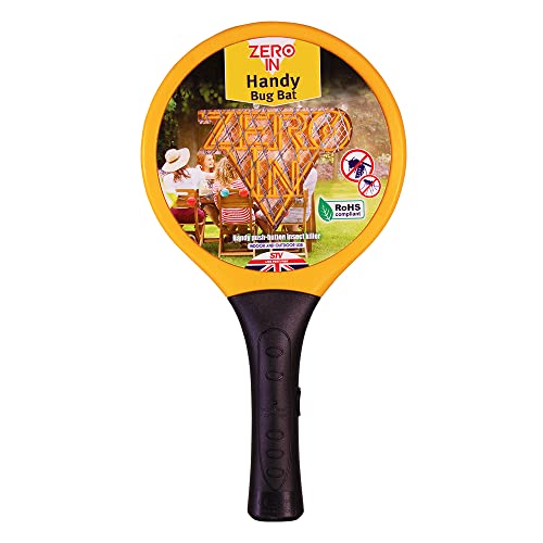Zero In Handy Bug Bat Swatter Battery Powered Travel Size: 350 cm*40 cm*185 cm Kills Flying Insects on Contact, Suitable for Indoor and Outdoor Use