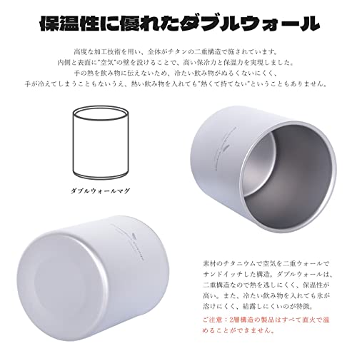 Boundless Voyage チタンマグカップ 4点セット(2)