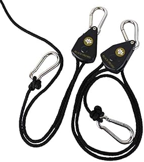 Black Orchid BO-RR Rope Ratchet Lighting Fan Filter Hanger, Black