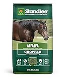 standlee Alfalfa Chopped Hay, Alfalfa Hay for Horses & Livestock, 35 lbs