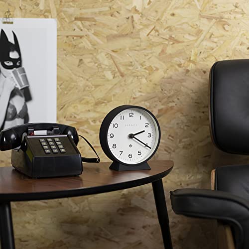 image for NEWGATE® M Mantel Silent Sweep Mantel Clock - 'No Tick' - A Modern Ta